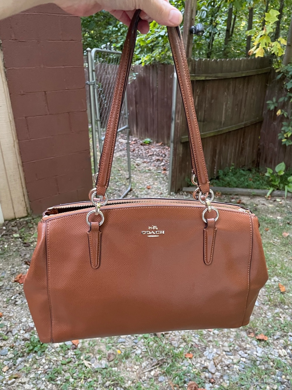 Coach Christie F36606 Leather Carryall Bag